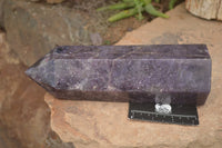 Polished Dark Purple Lepidolite Point x 1 From Madagascar - TopRock