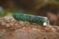 Polished Packaged Hand Crafted Resin Pendant with Emerald Chips - sold per piece - From Bulwer, South Africa - TopRock