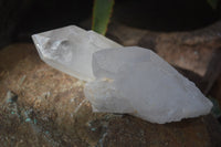 Natural Large Quartz Crystals  x 3 From Madagascar - Toprock Gemstones and Minerals 