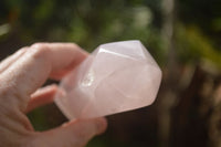 Polished Double Terminated Pink Rose Quartz Points  x 4 From Ambatondrazaka, Madagascar - TopRock