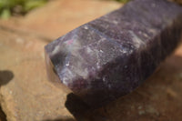 Polished Dark Purple Lepidolite Point x 1 From Madagascar - TopRock