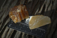 Natural Honey Aragonite Etched & Cobbed Pieces  x 35 From Namibia