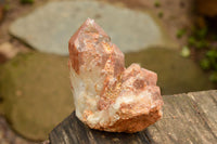 Natural Red Hematoid Phantom Quartz Specimens  x 6 From Karoi, Zimbabwe - TopRock