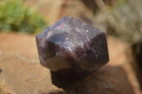 Polished Dark Purple Lepidolite Point x 1 From Madagascar - TopRock