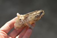 Natural Smokey Quartz With Aegirine & White Orthoclase Crystals  x 13 From Zomba Plateau, Malawi - TopRock