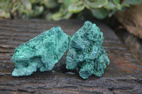 Natural Chatoyant Silky Malachite Specimens  x 12 From Kasompe, Congo - Toprock Gemstones and Minerals 