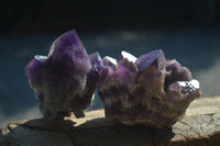 Natural Stone Sealed Amethyst Clusters  x 6 From Zambia - Toprock Gemstones and Minerals 