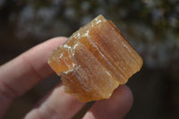 Natural Honey Aragonite Etched & Cobbed Pieces  x 35 From Namibia