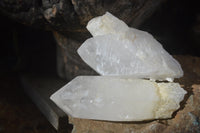 Natural Large Quartz Crystals  x 3 From Madagascar - Toprock Gemstones and Minerals 