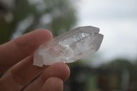 Natural Single Etched Clear Quartz Crystals  x 35 From Mpika, Zambia - Toprock Gemstones and Minerals 