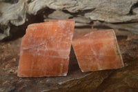 Natural New Sunset Orange Calcite Specimens  x 12 From Spitzkop, Namibia