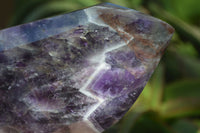 Polished Chevron Amethyst Point x 1 From Zambia