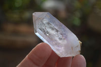 Natural Mixed Amethyst & Smokey Brandberg Quartz Crystals x 12 From Brandberg, Namibia