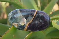 Polished Semi Translucent Watermelon Fluorite Free Forms  x 6 From Uis, Namibia - Toprock Gemstones and Minerals 