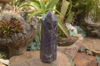 Polished Dark Purple Lepidolite Point x 1 From Madagascar - TopRock