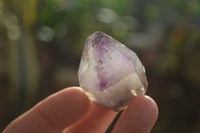 Natural Window Amethyst Crystals  x 12 From Chiredzi, Zimbabwe