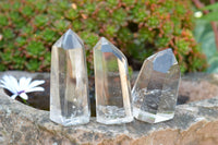 Polished Stunning Optic Smokey Quartz Points  x 6 From Madagascar - TopRock