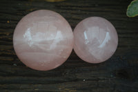 Polished Rare Star Rose Quartz Spheres  x 2 From Ambatondrazaka, Madagascar - Toprock Gemstones and Minerals 