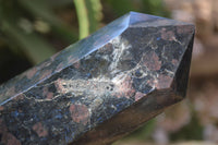 Polished Rare Iolite Prism / Point with Pink Feldspar Spots x 1 From Ambatofinandrahana, Madagascar