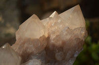 Natural Cascading Smokey Quartz Clusters x 2 From Luena, Congo