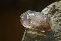 Natural Window Amethyst Crystals  x 12 From Chiredzi, Zimbabwe