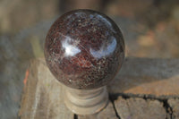 Polished Red Pyrope Garnet Spheres  x 2 From Madagascar - Toprock Gemstones and Minerals 