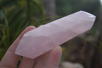 Polished Double Terminated Pink Rose Quartz Points  x 4 From Ambatondrazaka, Madagascar - TopRock