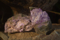 Natural Rough Stichtite & Serpentine Specimens x 12 From Barberton, South Africa