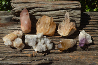 Natural Mixed Colour and Habit Quartz Clusters x 24 From Southern Africa - TopRock