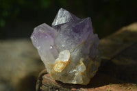 Natural Jacaranda Amethyst Clusters  x 3 From Mumbwa, Zambia - Toprock Gemstones and Minerals 