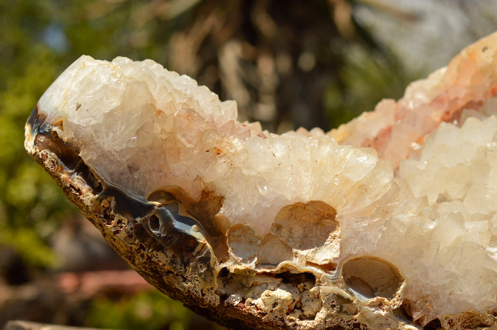 Agate top Huge Crystal Apple