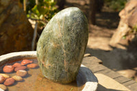 Polished Banded Green Fuchsite Quartz Standing Free Form x 1 From Madagascar - TopRock