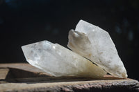 Natural Large Quartz Crystals  x 3 From Madagascar - Toprock Gemstones and Minerals 