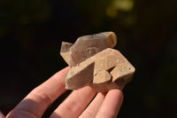 Natural Smokey Quartz With Aegirine & White Orthoclase Crystals  x 13 From Zomba Plateau, Malawi - TopRock