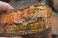 Natural Golden Blue Tigers Eye Specimens  x 2 From Prieska, South Africa - TopRock