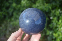 Polished Blue Lazulite Spheres  x 2 From Madagascar - Toprock Gemstones and Minerals 