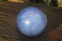 Polished Blue Lazulite Spheres  x 2 From Madagascar - Toprock Gemstones and Minerals 