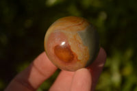 Polished  Polychrome / Picasso Jasper Spheres  x 2 From Mahajanga, Madagascar