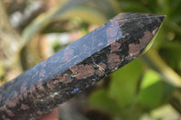 Polished Rare Iolite Prism / Point with Pink Feldspar Spots x 1 From Ambatofinandrahana, Madagascar