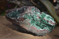 Natural Exquisite Bright Green Drusy Quartz Coated Malachite On Red Copper Dolomite Specimen  x 1 From Likasi, Congo - Toprock Gemstones and Minerals 