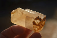 Natural Honey Aragonite Etched & Cobbed Pieces  x 35 From Namibia