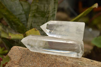 Polished Clear Quartz Crystal Points x 6 From Madagascar - TopRock