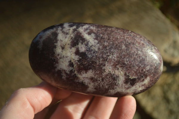 Polished Purple Lepidolite Free Forms  x 6 From Zimbabwe - Toprock Gemstones and Minerals 