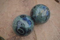 Polished Stromatolite / Kambamba Jasper Spheres  x 4 From Madagascar - Toprock Gemstones and Minerals 