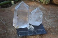 Polished  Clear Quartz Crystal Points  x 12 From Madagascar