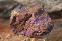 Natural Metallic Purpurite Cobbed Specimens  x 2 From Erongo, Namibia - Toprock Gemstones and Minerals 