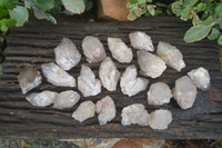 Natural Cascading White Phantom Smokey Quartz Crystals  x 35 From Luena, Congo - Toprock Gemstones and Minerals 