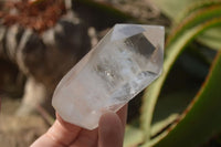 Polished Clear Quartz Points x 6 From Southern Africa