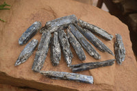 Natural Single Blue Kyanite Crystals  x 13 From Karoi, Zimbabwe