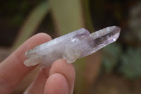 Natural Long Amethyst Crystals  x 12 From Chiredzi, Zimbabwe